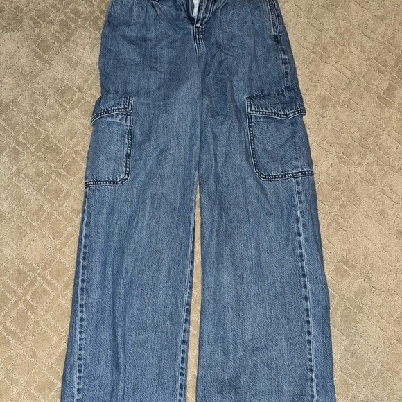 Universal Thread Light Blue Baggy Denim Pants - Picture 2 of 9
